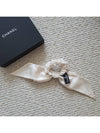 Ribbon hair scrunchie scrunchie ivory - CHANEL - BALAAN 3