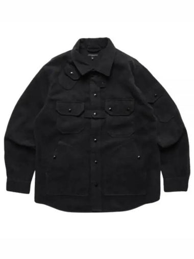 Explorer Shirt Jacket Charcoal Polyester Fake Melton 22F1D037 LN171 DZ013 - ENGINEERED GARMENTS - BALAAN 1