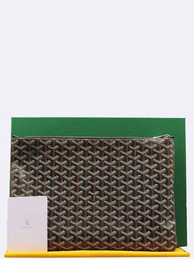 APMSENAT2 PVC SENAT Black Sena MGM Clutch - GOYARD - BALAAN 1