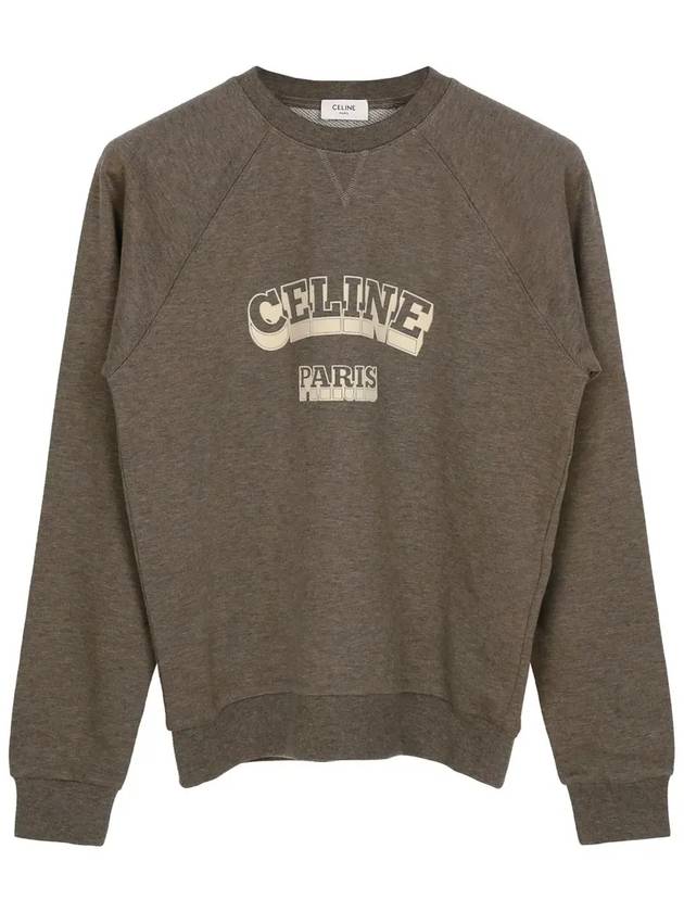 Women's Paris 70's Cotton Cashmere Sweatshirt Light Brown - CELINE - BALAAN 2