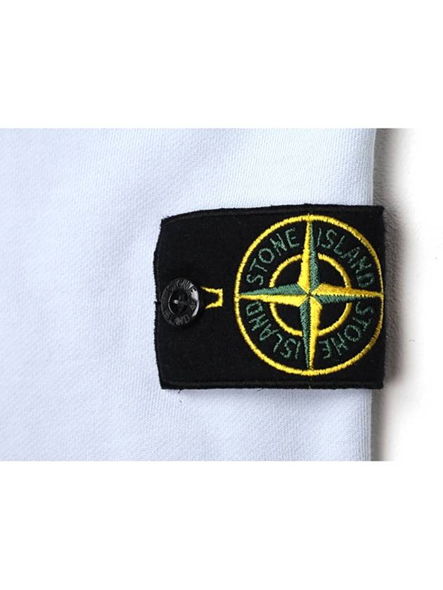 Wappen Patch Pocket Zip Up Hoodie Conch - STONE ISLAND - BALAAN 5