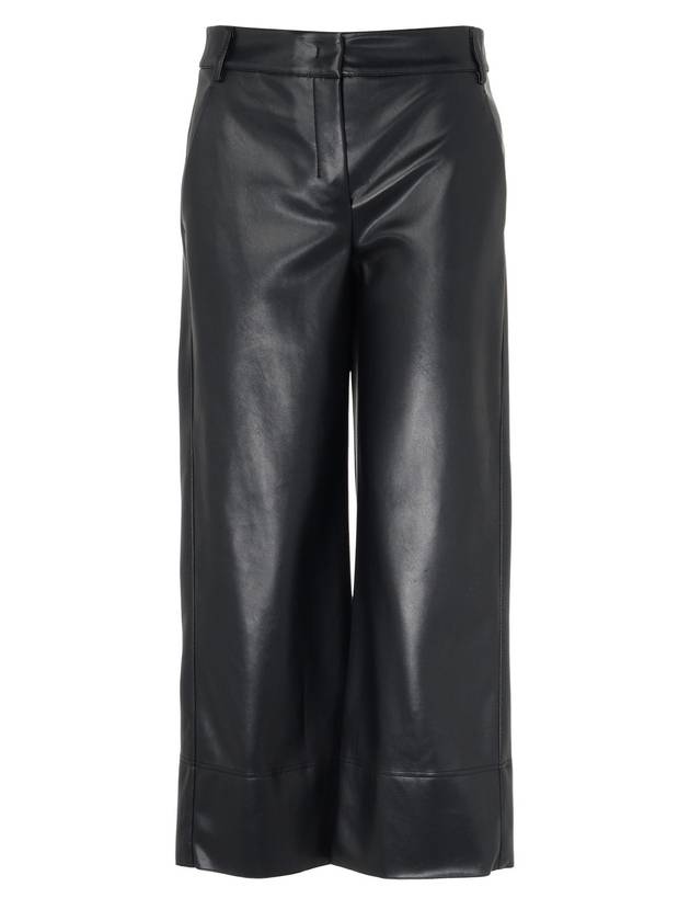 Soprano Poly Straight Pants Black - S MAX MARA - BALAAN 1