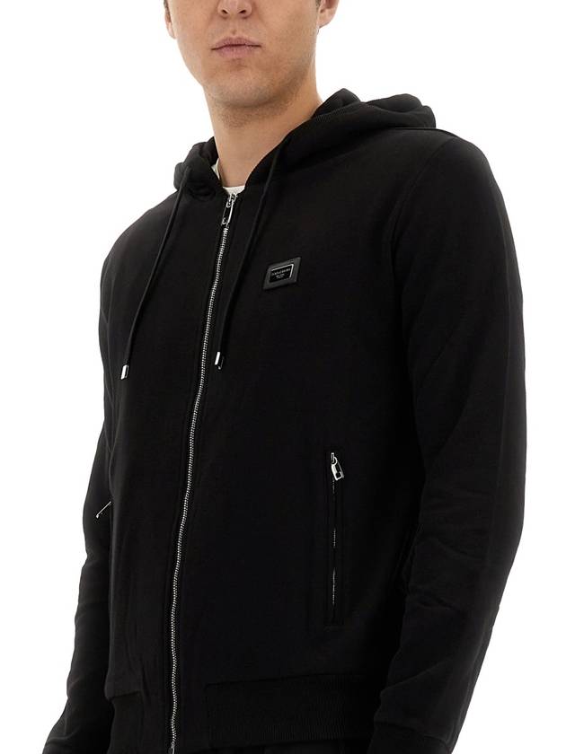 drawstring zip-up hoodie G9IF0TG7JYX - DOLCE&GABBANA - BALAAN 5