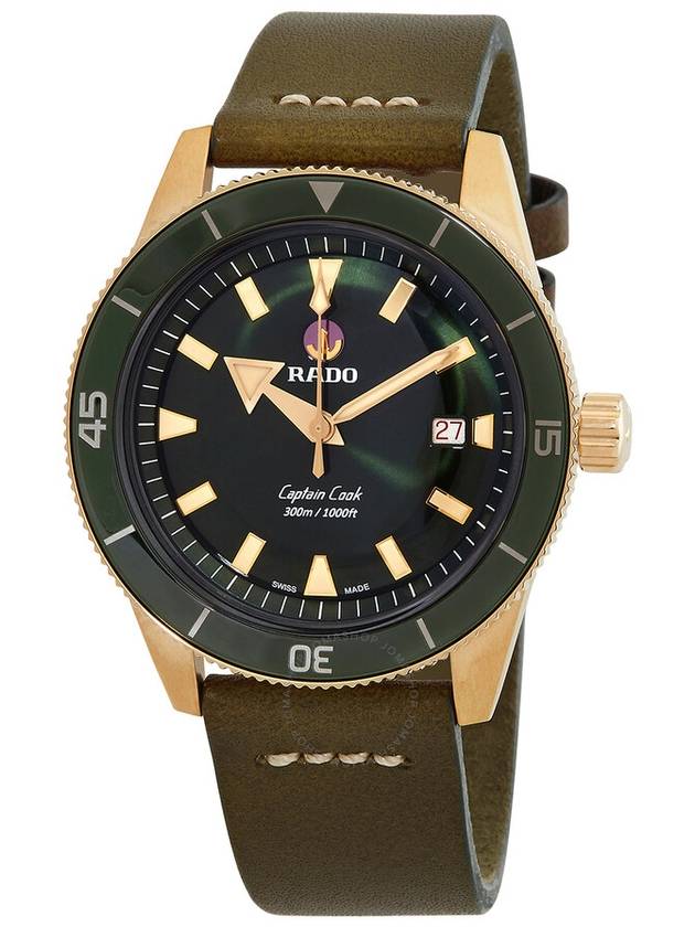 Rado Captain Cook Automatic Green Dial Men's Watch R32504315 - RADO - BALAAN 1