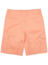 Cargo Bermuda Cotton Blended Canvas Shorts Orange - DIOR - BALAAN 3