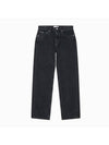 Jeans 90S Straight Fit Denim Jeans Black - CALVIN KLEIN - BALAAN 1