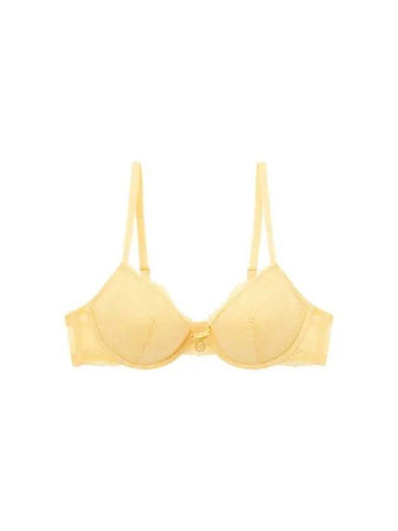 UNDERWEAR Women s Flower Lace Remove Push up Bra Yellowish Beige - EMPORIO ARMANI - BALAAN 1