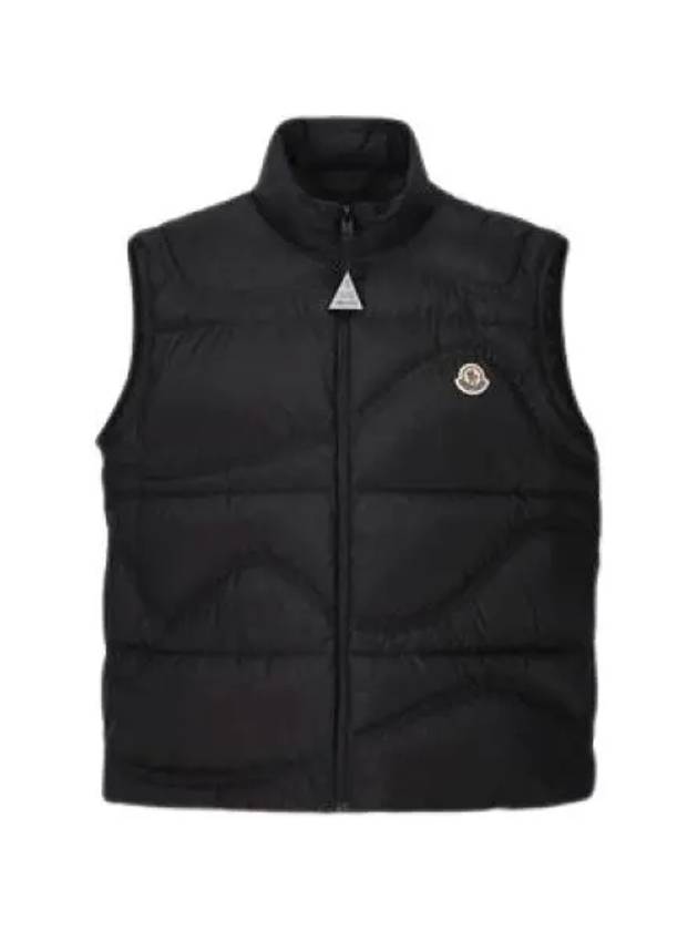 Beidaihe Logo Patch Padded Vest Black - MONCLER - BALAAN 2