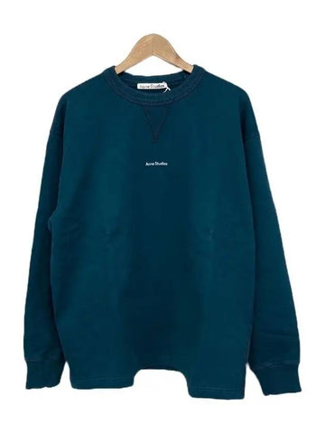 Lettering Logo Sweatshirt Blue - ACNE STUDIOS - BALAAN 1