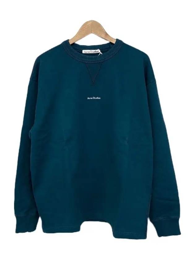 Lettering Logo Sweatshirt Blue - ACNE STUDIOS - BALAAN 2