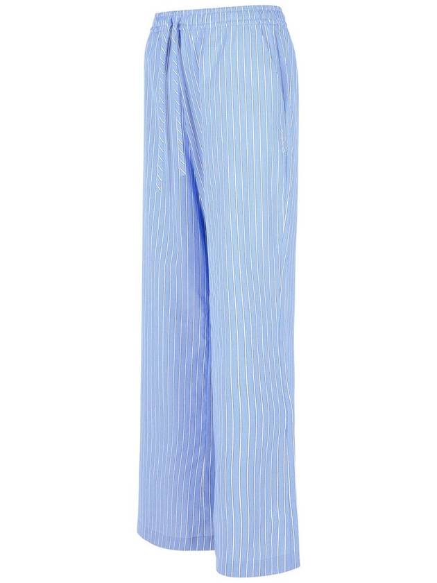 Marni Light Blue Cotton Trousers - MARNI - BALAAN 2