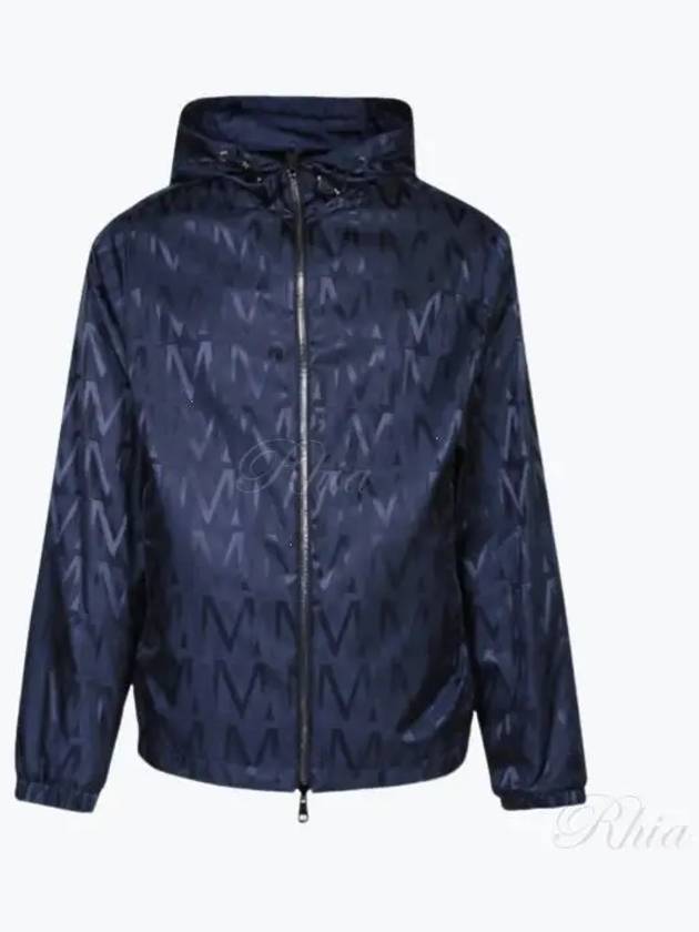 Lepontin Men s Hooded Double sided Windbreaker Outerwear Jumper 1A00148 597MJ F77 - MONCLER - BALAAN 1