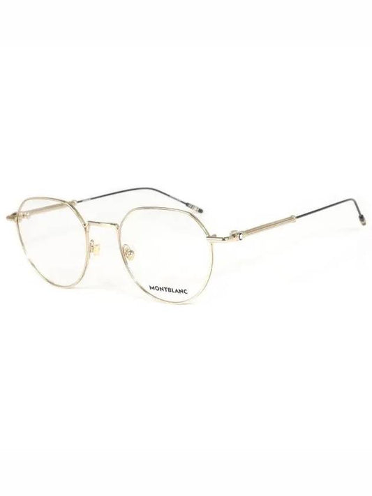 Eyewear MB0060O 002 Titanium Gold Frame Glasses - MONTBLANC - BALAAN.