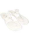 Mini Miller Jelly Flip Flops White - TORY BURCH - BALAAN 2