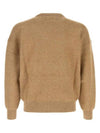 Atlee Logo Knit Top Beige - ISABEL MARANT - BALAAN 3