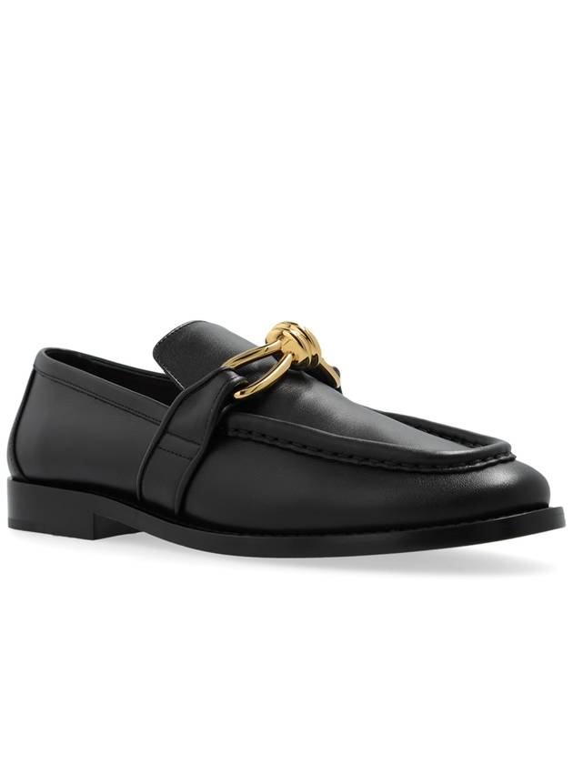 Astaire Leather Loafers Black - BOTTEGA VENETA - BALAAN 5