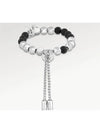 LV Monogram Beads Bracelet Silver - LOUIS VUITTON - BALAAN 2