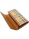 Check Long Wallet Beige - BURBERRY - BALAAN 5