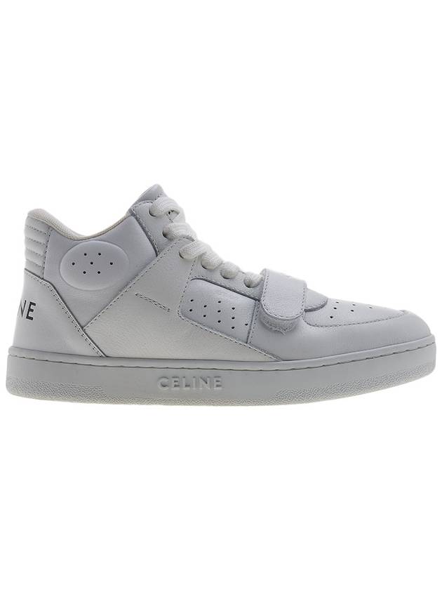 CT02 Velcro Mid-Top Sneakers Optic White - CELINE - BALAAN 3