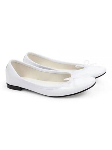 Women's Cendrillon Leather Ballerinas Flat White - REPETTO - BALAAN 1