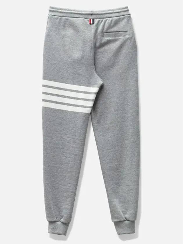 Men's Classic Loopback Engineered 4-Bar Sweatpants Light Grey - THOM BROWNE - BALAAN 3