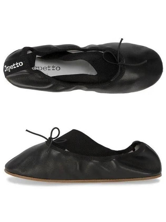 Gianna Leather Ballet Flat Black - REPETTO - BALAAN 2