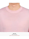 Crew Neck Wool Knit Top Pink - THEORY - BALAAN 6