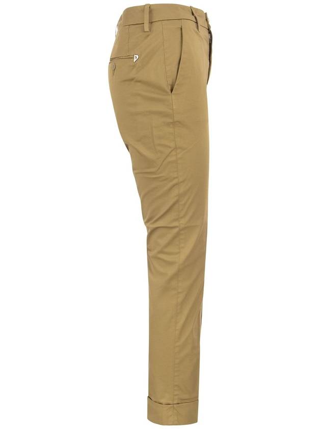 ERIN - Slim cotton trousers - DONDUP - BALAAN 3