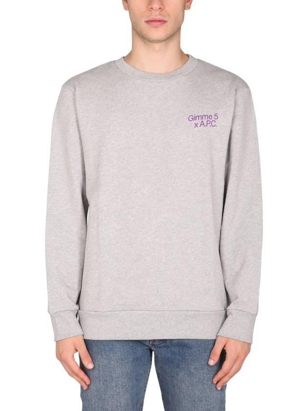 Men's Eddie Gimme 5 Sweatshirt Gray - A.P.C. - BALAAN 2