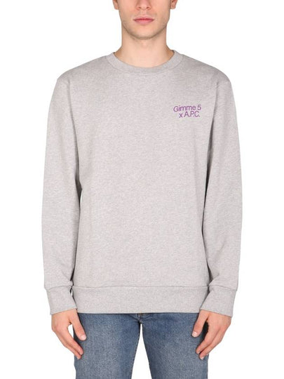 Men's Eddie Gimme 5 Sweatshirt Gray - A.P.C. - BALAAN 2