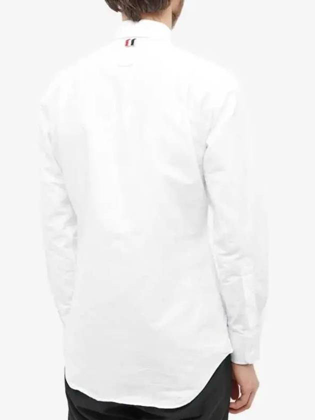 Men's Oxford Classic Fit Long Sleeve Shirt White - THOM BROWNE - BALAAN 6