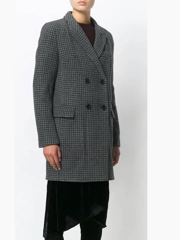 11Th Anniversary Double Breasted Double Coat Grey - ISABEL MARANT - BALAAN 5