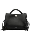 Iris Logo High Shine Leather Tote Bag Black - MULBERRY - BALAAN 1