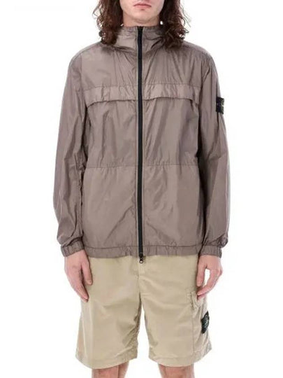 Crinkle Reps Hooded Jacket Brown - STONE ISLAND - BALAAN 2