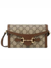 HORSEBIT 1955 logo pattern shoulder bag mini - GUCCI - BALAAN 1