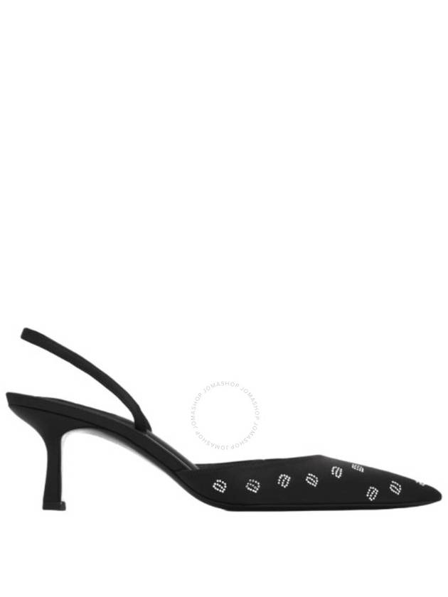 T by Alexander Wang Black Delphine 65 Slingback Pumps, Brand Size 35 ( US Size 5 ) - ALEXANDER WANG - BALAAN 1