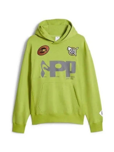 Perks Mini Graphic Hooded Sweatshirt Light Green 622677 78 - PUMA - BALAAN 1