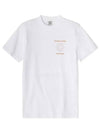 Sun Club Logo Cotton Short Sleeve T-Shirt White - SPORTY & RICH - BALAAN 3