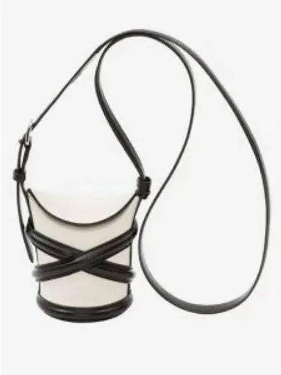 Curve Small Bucket Bag White - ALEXANDER MCQUEEN - BALAAN 2