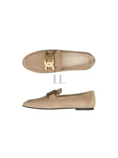 Women's Kate Suede Loafers Beige - TOD'S - BALAAN 2