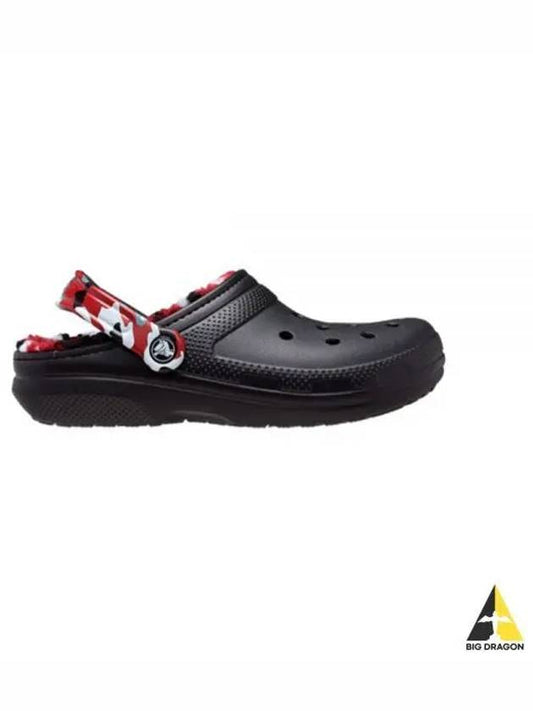 Classic camo fur clog sandals black CR208047 - CROCS - BALAAN 1