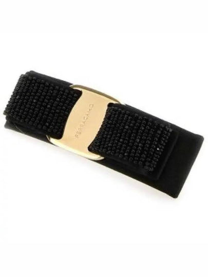 Vara Bow Hairclip Black - SALVATORE FERRAGAMO - BALAAN 2