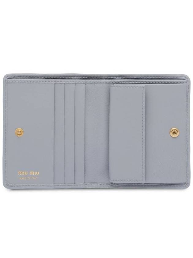 Materasse half wallet card gray women s - MIU MIU - BALAAN 5