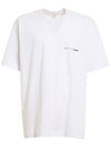 Oversized Signature Logo Short Sleeve T-Shirt White - COMME DES GARCONS - BALAAN 1