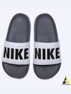 Off Court Logo Slippers Dark White - NIKE - BALAAN 2