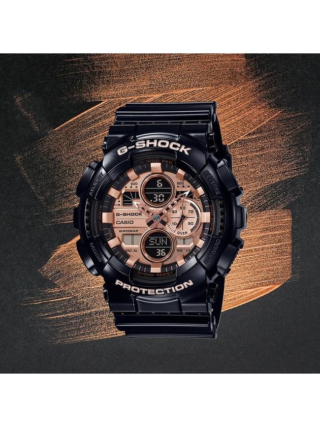 NEW Big Face Rose Gold Glossy Wristwatch - G-SHOCK - BALAAN 1