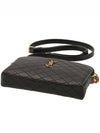 Gaby Quilted Lambskin Chain Cross Bag Black - SAINT LAURENT - BALAAN 6