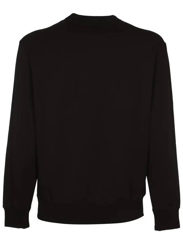 Stretch Fleece Crew Neck Sweatshirt Black - CP COMPANY - BALAAN 3