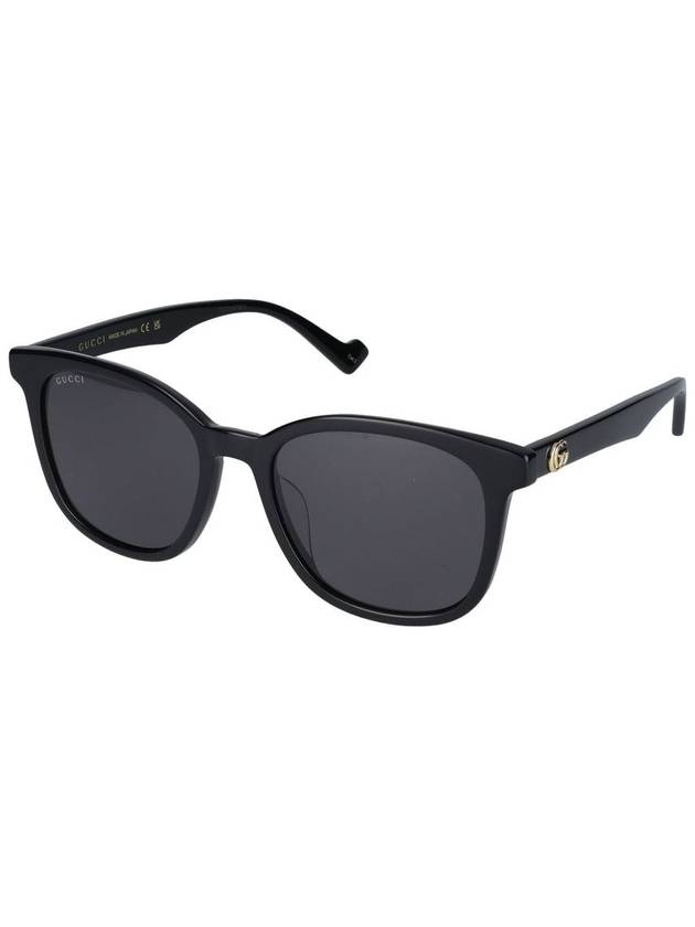 Eyewear Square Horn-Rim Sunglasses Black - GUCCI - BALAAN 3