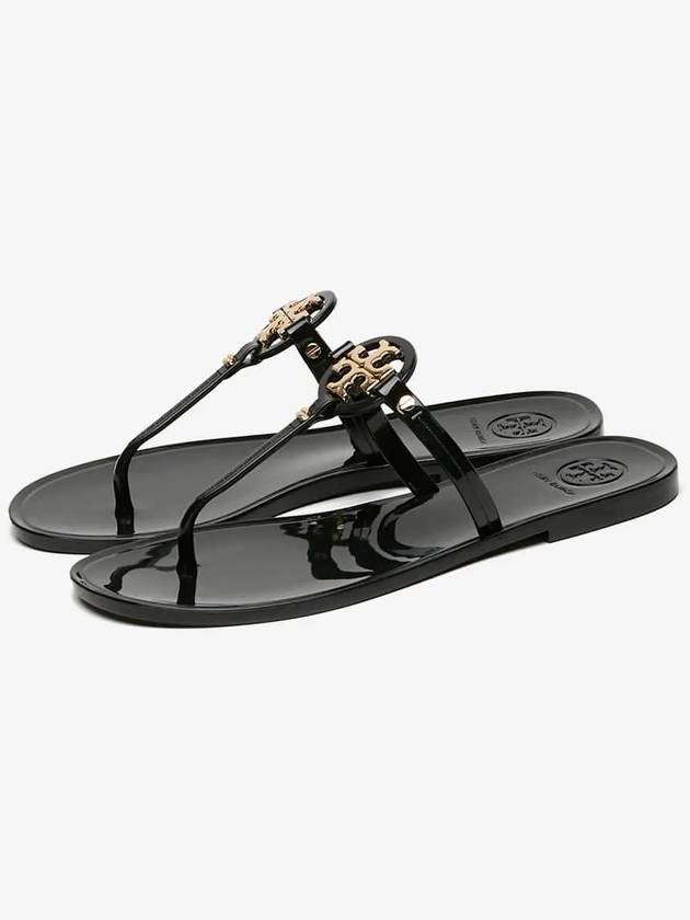 Miller Mini Flat Thong Flip Flop Black - TORY BURCH - BALAAN 3